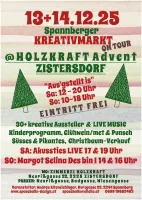 Bild: Plakat vom Kreativ-Adventmarkt Zistersdorf 2025